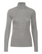 Karonia Rollneck T-Shirt Grey Kaffe