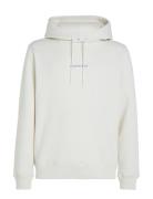 Monologo Hoodie Cream Calvin Klein Jeans