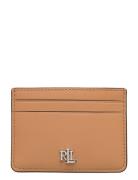 Leather Card Case Beige Lauren Ralph Lauren