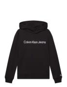 Inst. Logo Reg. Terry Hoodie Black Calvin Klein