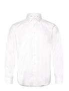 Round Structure Fitted Shirt White Calvin Klein