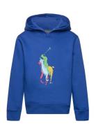 Big Pony Fleece Hoodie Blue Ralph Lauren Kids