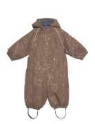 Polyester Baby Suit - Glitter Brown Mikk-line