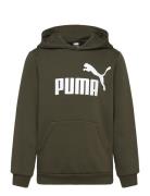 Ess Big Logo Hoodie Fl B Khaki PUMA