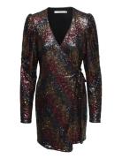 Ablinagz Wrap Dress Patterned Gestuz