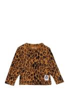 Basic Leopard Ls Tee Tencel™ Brown Mini Rodini