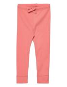 Rib Jersey Leggings W. String Pink Copenhagen Colors