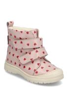 Boots - Flat - With Velcro Pink ANGULUS