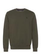 Uspa Sweat O Neck Adler Men Khaki U.S. Polo Assn.