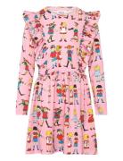 Pippi And Friends Dress Pink Martinex