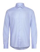 Bs Wiggins Slim Fit Shirt Blue Bruun & Stengade