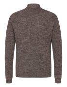 Onsfelip Life Reg 5 Twist High Neck Knit Brown ONLY & SONS