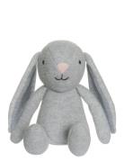 Teddy Baby, Organic Rabbit, Knitted Grey Teddykompaniet