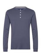 Solid Gradad W Contrast Fabric L/S Blue Lindbergh