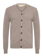 Aksvend Lambswool Cardigan Beige Anerkjendt