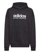 Fleece Hoodie Kids Black Adidas Sportswear