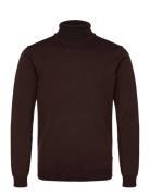 Bhbruton Roll Neck Knit Brown Blend