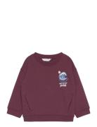 Side-Pocket Sweatshirt Burgundy Mango