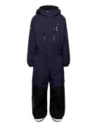 Penguin Snowsuit Kids Navy 86 Blue ISBJÖRN Of Sweden