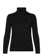 Extrafine Lambswool Rollneck Black GANT