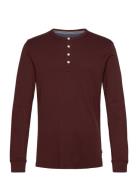 Solid Gradad W Contrast Fabric L/S Burgundy Lindbergh