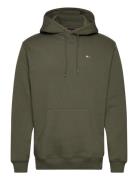 Tjm Reg S Flag Hoodie Green Tommy Jeans