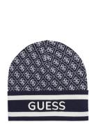 Sevyn 4G Logo Beanie Swtr Navy GUESS Jeans