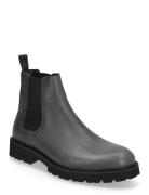 Lightweight Chelsea Boot - Grained Leather Grey S.T. VALENTIN