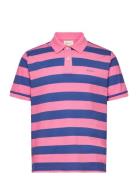 Heavy Washed Striped Polo Pink GANT