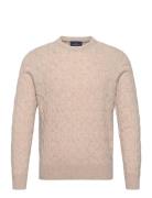 Lw Cable Crew Beige Hackett London