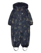 Snow Suit Aop Navy Minymo