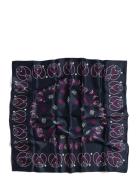 Pcninna Small Silk Scarf Fp Navy Pieces