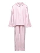 Striped Long Pyjamas Pink Mango