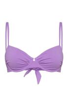 Swim Bra Senna Rouched Purple Lindex