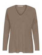 Onlamalia Ls V-Neck Cc Knt Beige ONLY