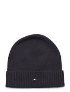 Th Flag Pima Cotton Beanie Grey Tommy Hilfiger