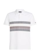 Shadow Global Stripe Reg Polo White Tommy Hilfiger