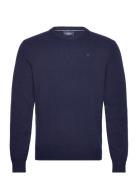 Lambswool Crew Navy Hackett London