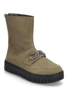 Long Chelsea Boots Khaki Ilse Jacobsen