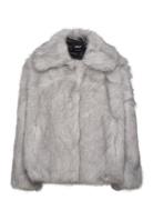 Onlrubina Faux Fur Jacket Otw Grey ONLY