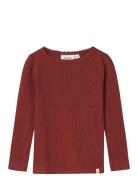 Nmfrachel Nes Ls Slim Top Hea Lil Red Lil'Atelier