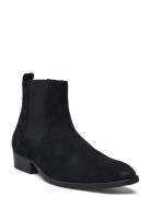 Biabeck Chelsea Boot Oily Suede Black Bianco