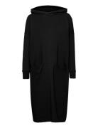 Giant Hoodie Dress Black Papu