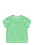 Top Ss Terry Flowers Green Lindex