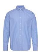 Kent Poplin Shirt Blue Les Deux