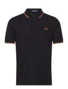 Twin Tipped Fp Shirt Black Fred Perry