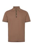 Mmgharvey Polo Ss Tee Brown Mos Mosh Gallery