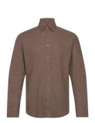 Bs Muriel Casual Modern Fit Shirt Brown Bruun & Stengade