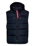 Hooded Puffer Vest Fd Blue Alpha Industries