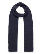 Essential Logo Knitted Scarf Navy Superdry